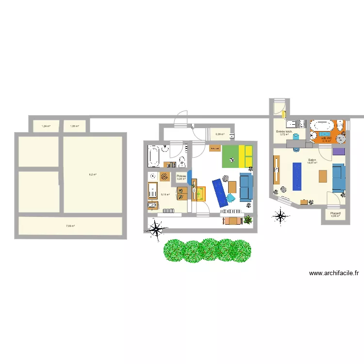 Appt idée. Plan de Appt idée. Plan de