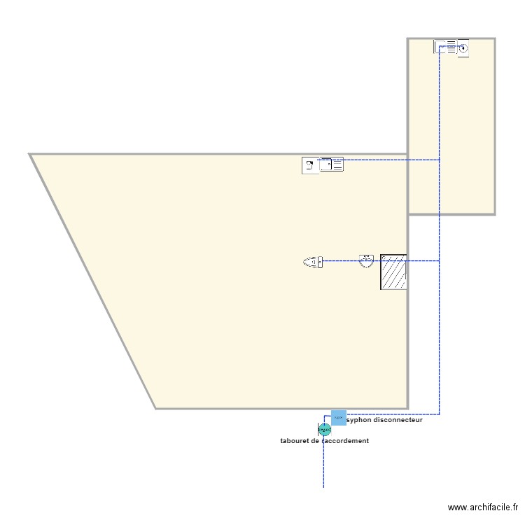 girardeau ass. Plan de 2 pièces et 105 m2