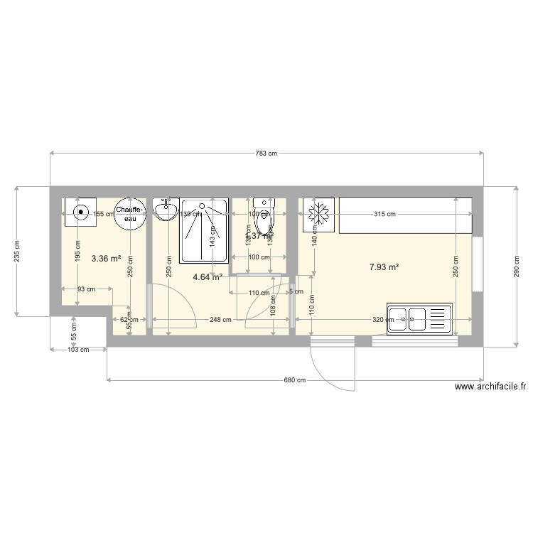 20190430 Projet NOYER Malo. Plan de 0 pièce et 0 m2