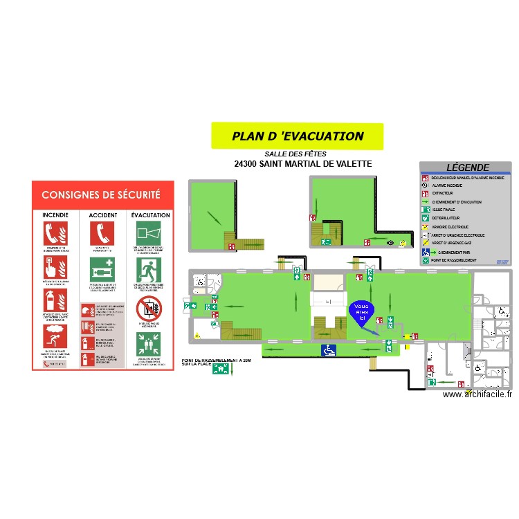 st martial 2. Plan de 23 pièces et 660 m2