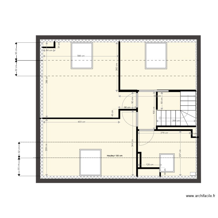 Maison 1er étage PLAN DE BASE. Plan de 0 pièce et 0 m2