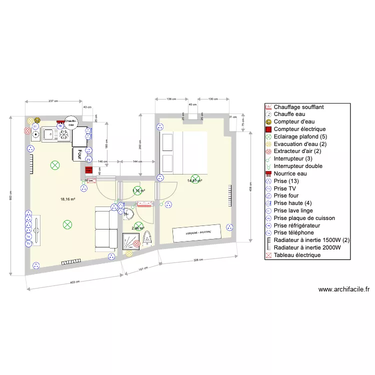 41 Allies 3eme ELEC Plomberie. Plan de 
