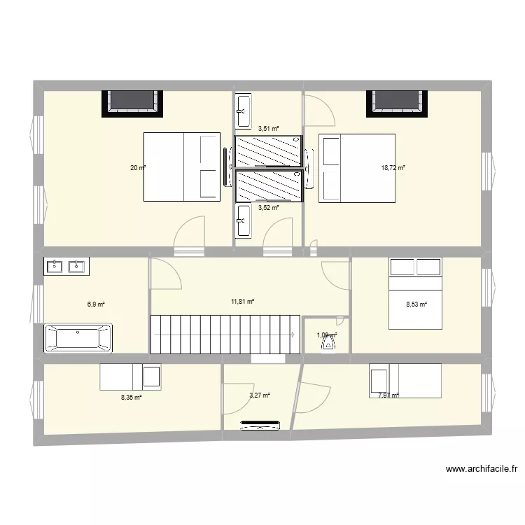 r+1 duportal. Plan de r+1 duportal. Plan de