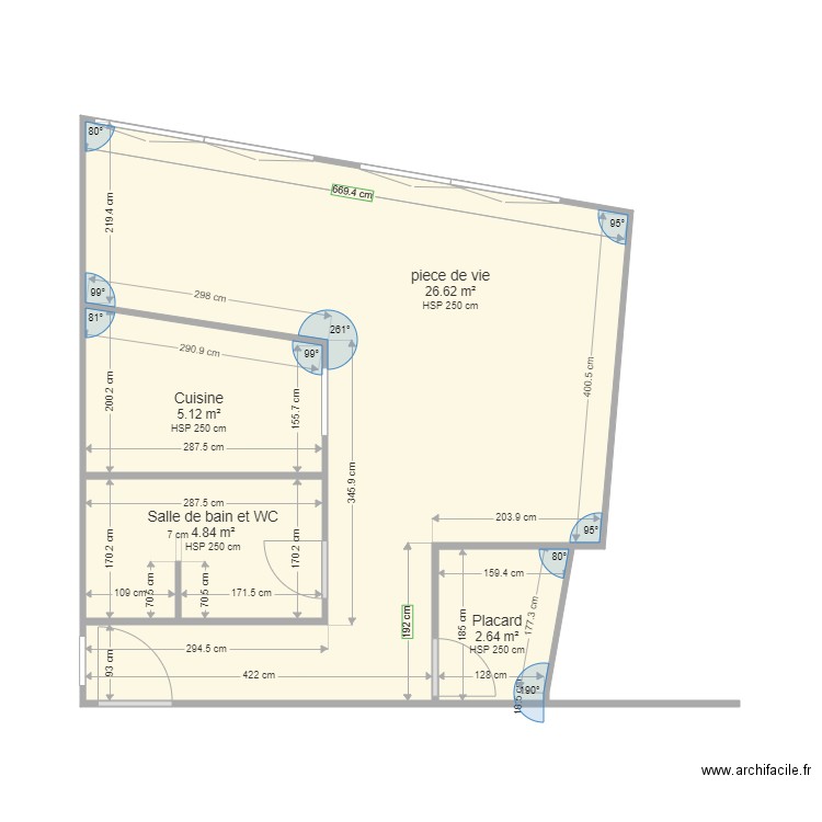 foncia baudelaire. Plan de 0 pièce et 0 m2