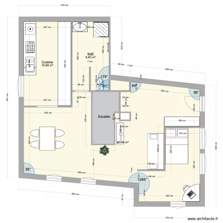 Chadrat 3. Plan de Chadrat 3. Plan de