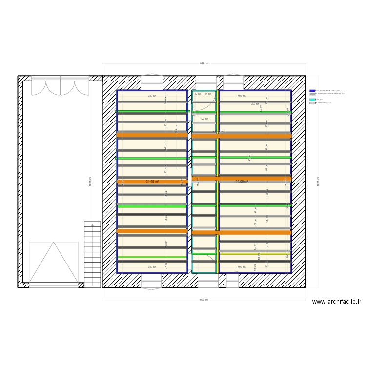 maison revel location 25 mai 2023 planfond4. Plan de 2 pièces et 76 m2