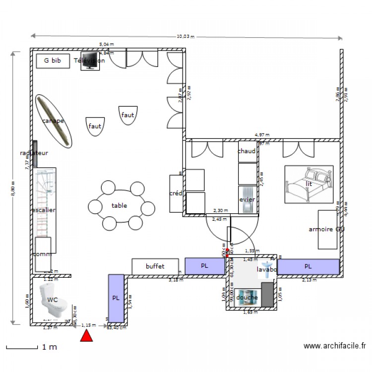 Autre Quai Retiro niveau 1. Plan de 0 pièce et 0 m2