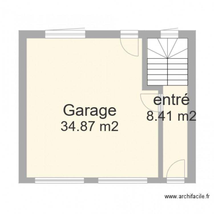 bondy garages. Plan de 0 pièce et 0 m2
