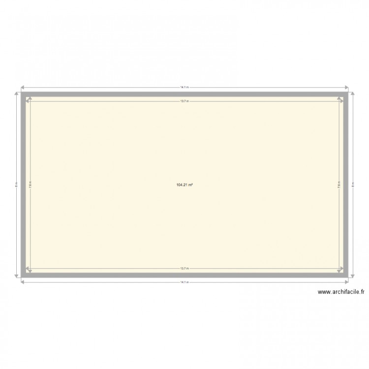 ceiilac 14x8. Plan de 0 pièce et 0 m2