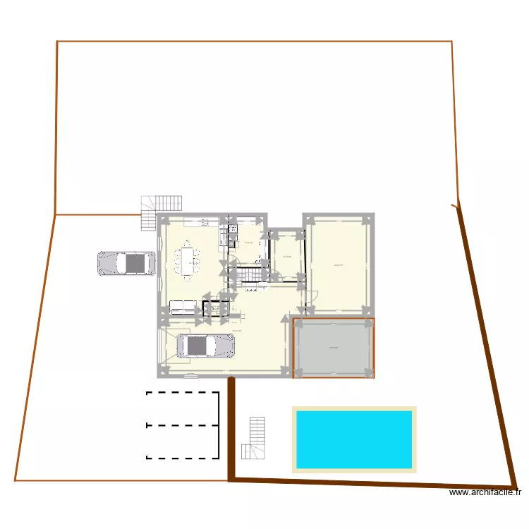 maison le couvent. Plan de 