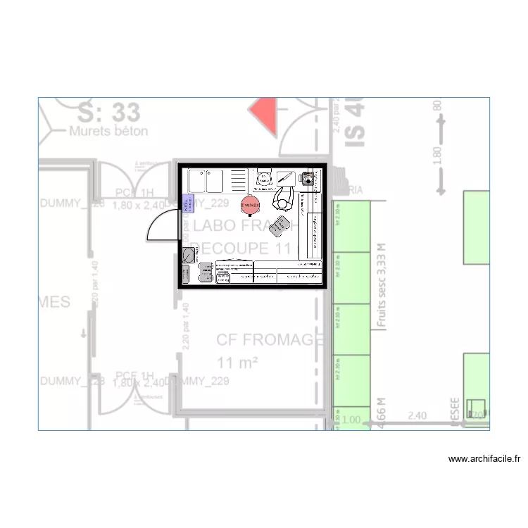Molsheim FL Fraiche D&eacute;coupe. Plan de 