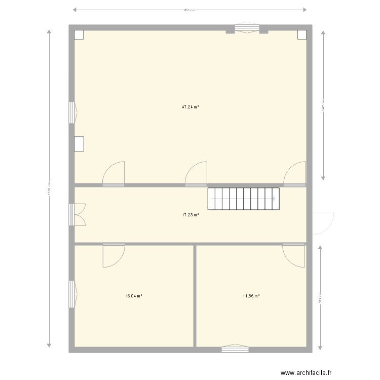 Gers avt modif. Plan de 0 pièce et 0 m2