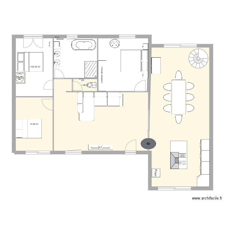 sarrigné. Plan de 0 pièce et 0 m2