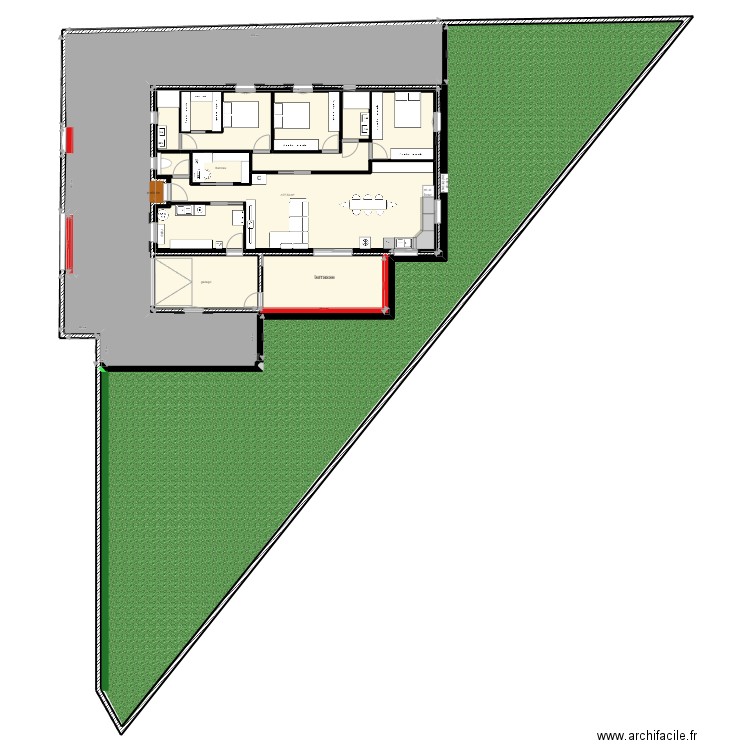 plan aménager maison 2. Plan de 15 pièces et 510 m2