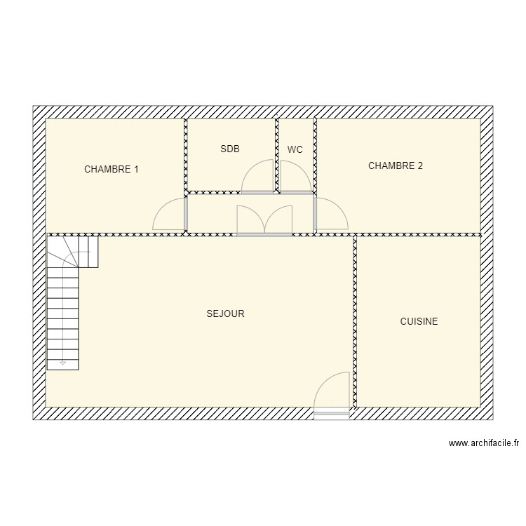 PONCET. Plan de 0 pièce et 0 m2