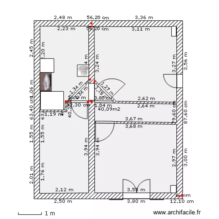 charreaux 1 étage travaux. Plan de charreaux 1 étage travaux. Plan de