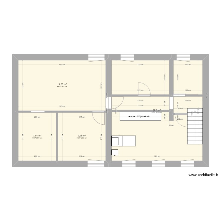 wilmet denil etage. Plan de 0 pièce et 0 m2