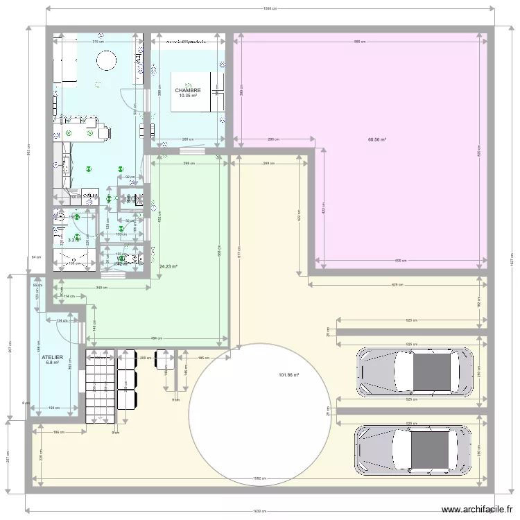 Vanves dans sa globalit&eacute;. Plan de 
