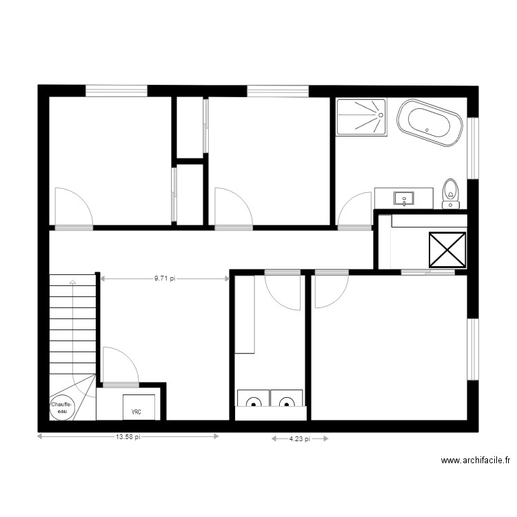 PL Poulin SS. Plan de 0 pièce et 0 m2