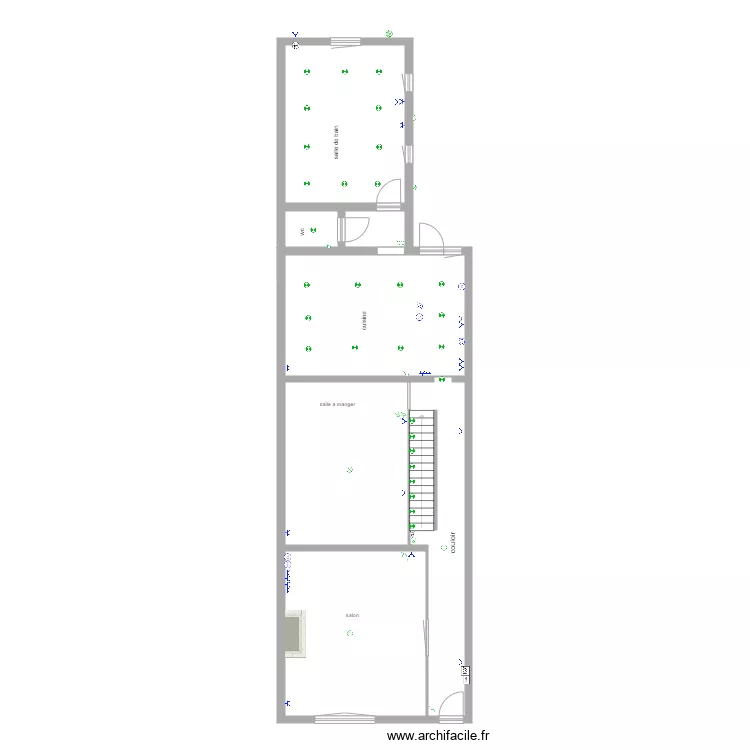 plan maison . Plan de 