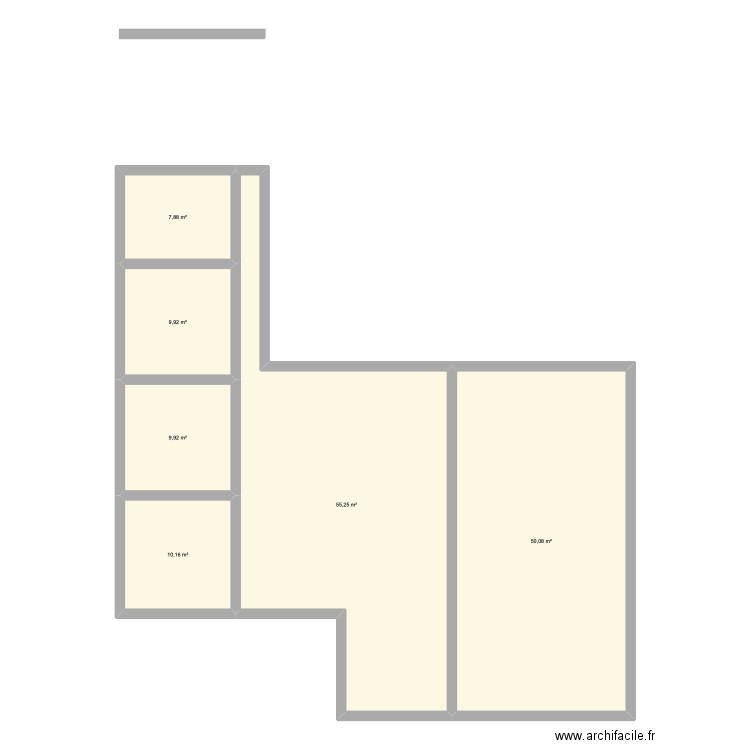 Essai 1. Plan de 6 pièces et 143 m2