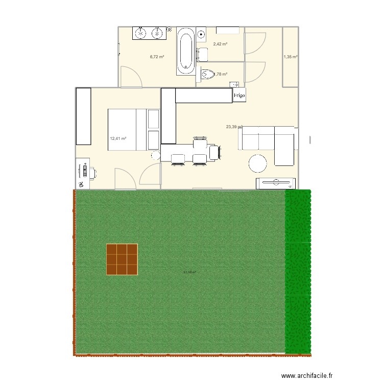 Appartement . Plan de 0 pièce et 0 m2