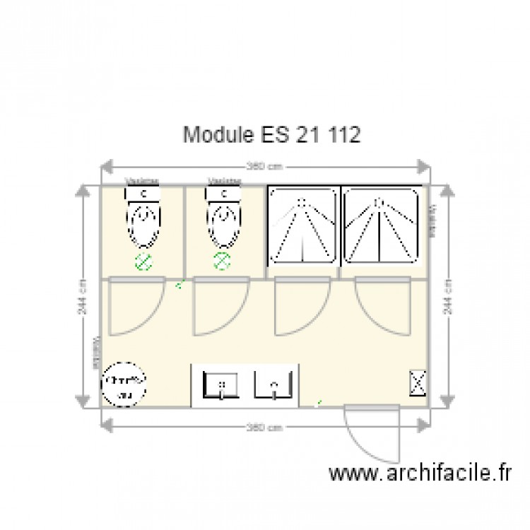 Module 21 112. Plan de 0 pièce et 0 m2