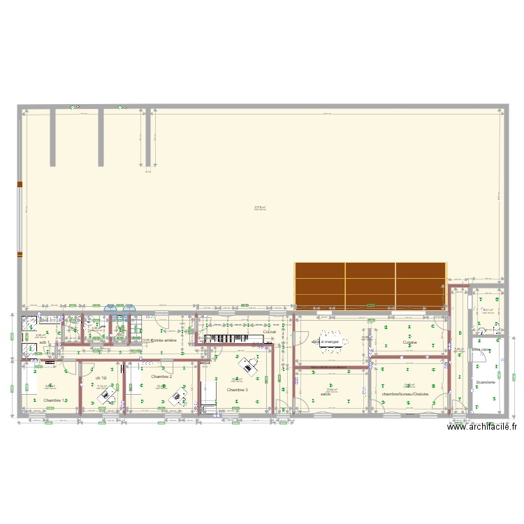 Bâtiment Voltaire terrassement V H EXTENSION. Plan de 0 pièce et 0 m2