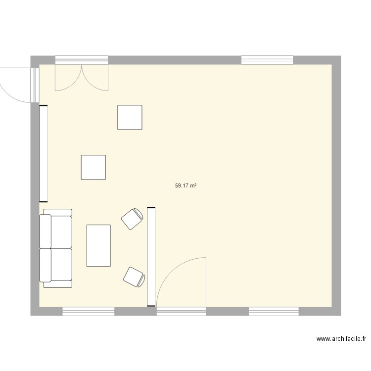 La loupiote. Plan de 0 pièce et 0 m2