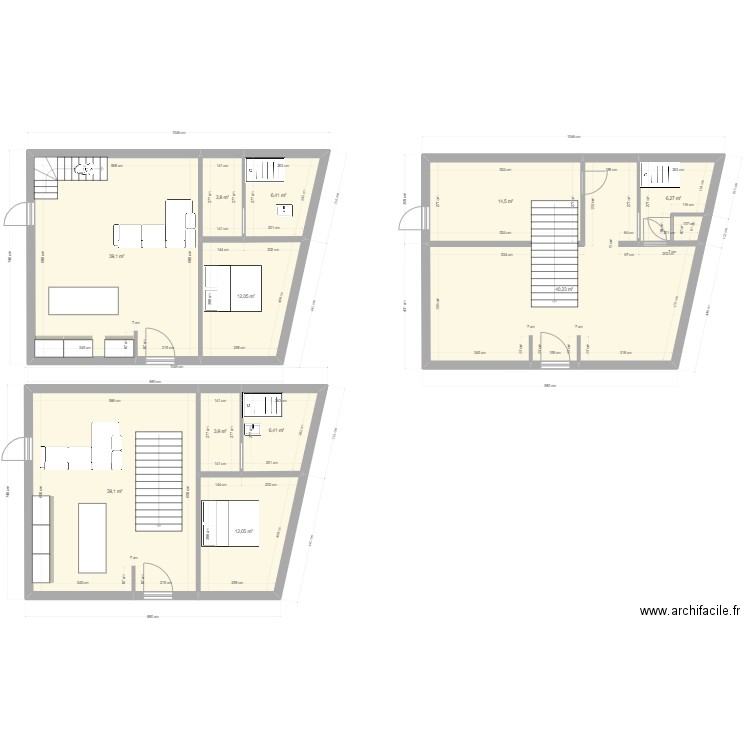 Maison Nath 3. Plan de 11 pièces et 184 m2