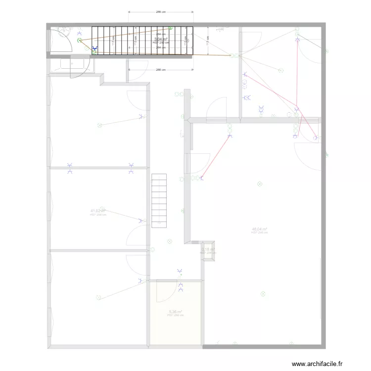 appart rez 1. Plan de 