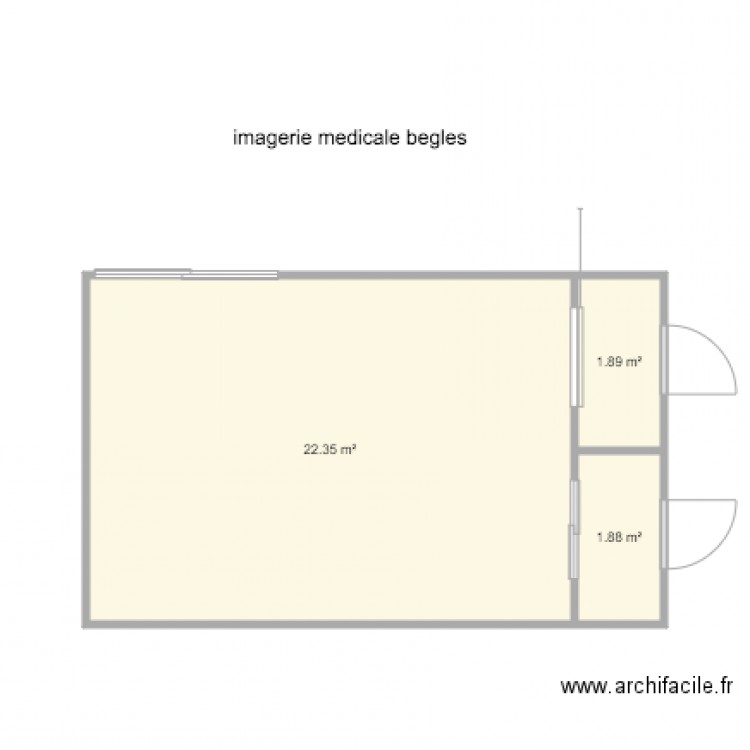 imagerie médicale begles. Plan de 0 pièce et 0 m2