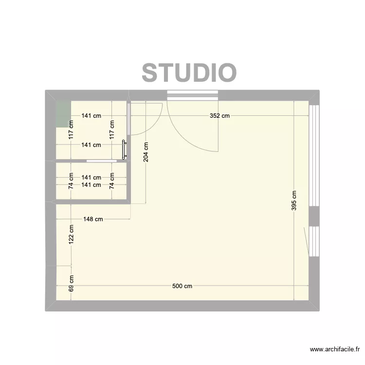 STUDIO D&Eacute;FINITIF COTATIONS. Plan de 