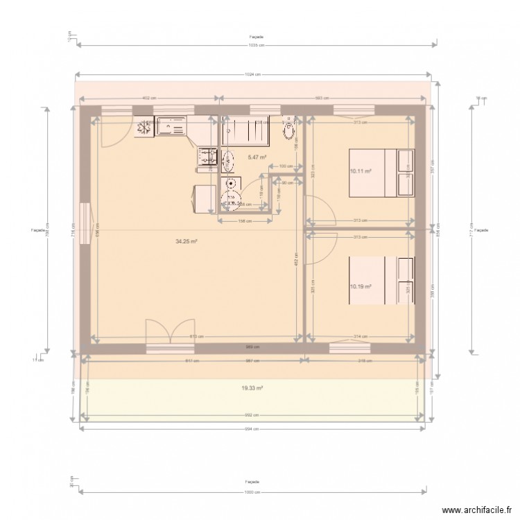 PLAN NATHALIE. Plan de 0 pièce et 0 m2