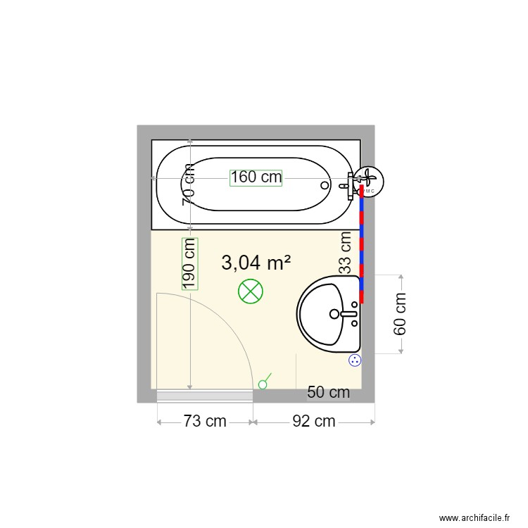 ACCARY existant. Plan de 0 pièce et 0 m2