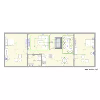 Plan supperposition meuble elec eclairage Maison Brian