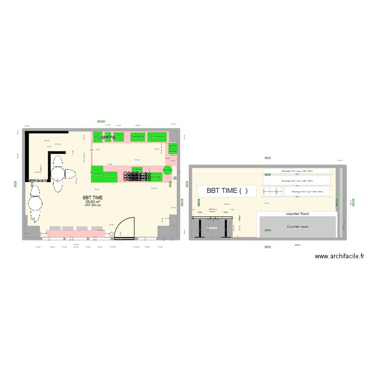 BBT TIME (equipment. Plan de 0 pièce et 0 m2