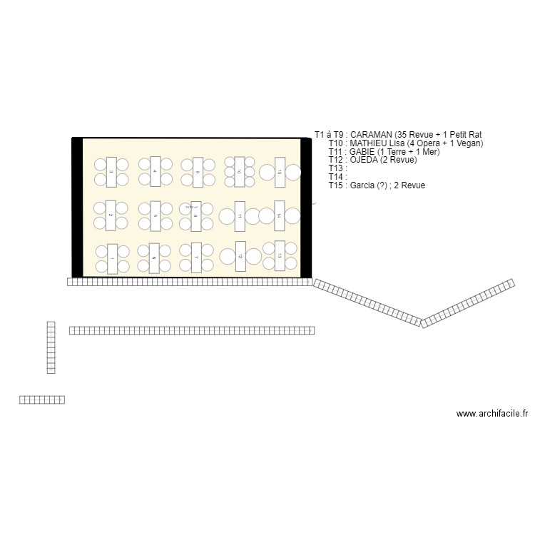 configuration 11 03 2023. Plan de 2 pièces et 77 m2