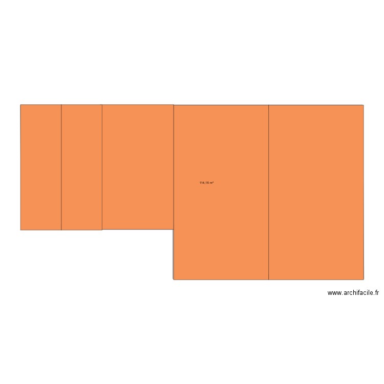 Osvaldo_Coruche. Plan de 1 pièce et 114 m2