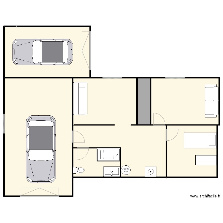 RDC Mathilde S.. Plan de 6 pièces et 1753 m2