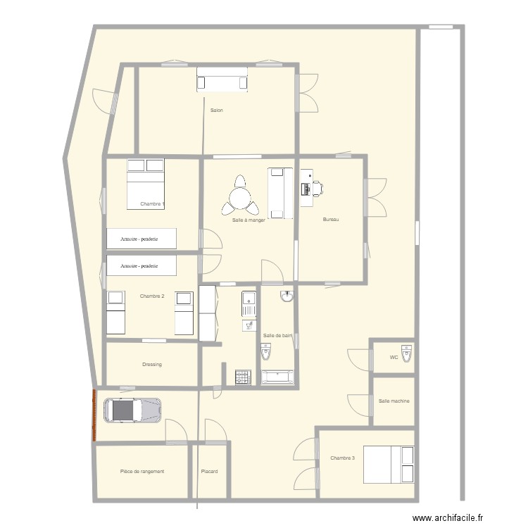 CABANON MAROC. Plan de 0 pièce et 0 m2