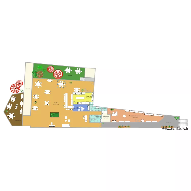 ENTRE SOL 3. Plan de 