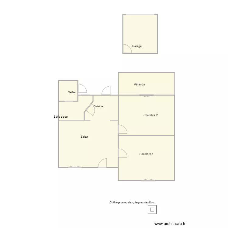 Croquis LACOMBENOUL. Plan de 