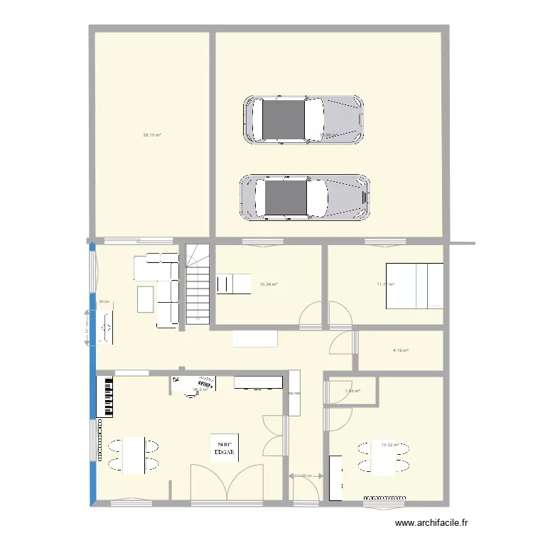 Ste Euphémie niv 1 modifié. Plan de Ste Euphémie niv 1 modifié. Plan de