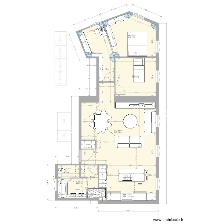 LYON3v1. Plan de 0 pièce et 0 m2