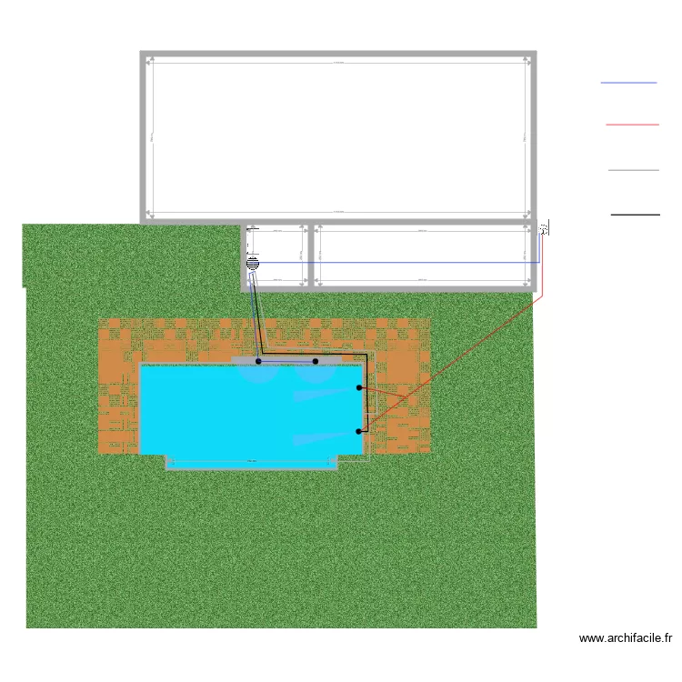 accessoire piscine. Plan de accessoire piscine. Plan de
