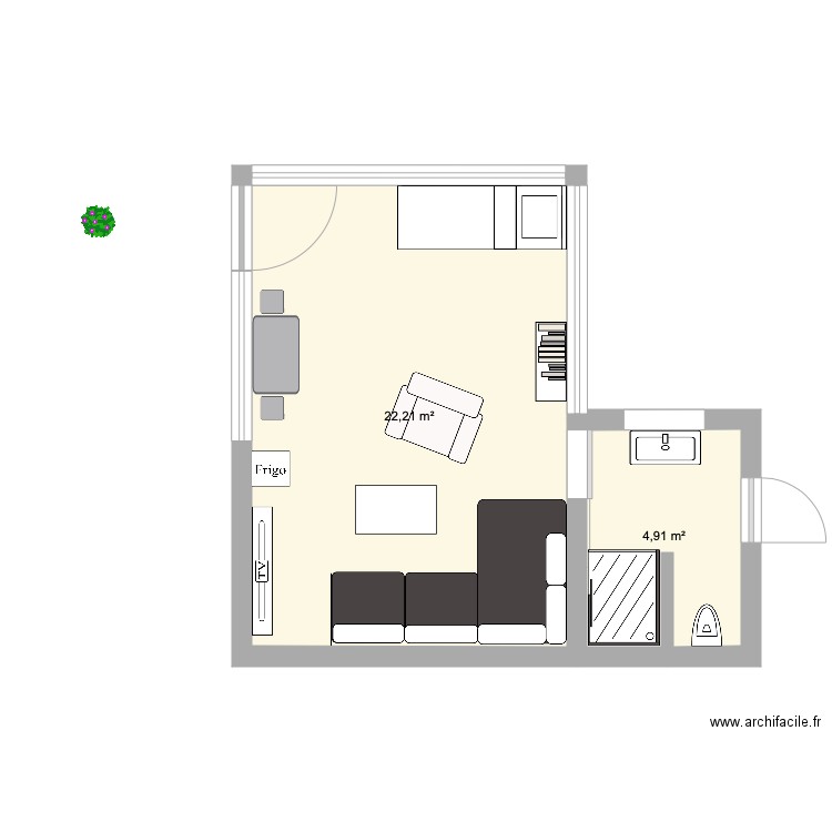 BUREAU sev V3. Plan de 0 pièce et 0 m2