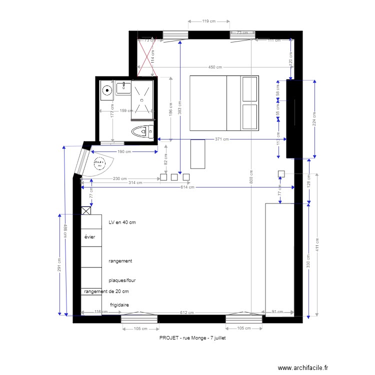  monge 29 octobre. Plan de 0 pièce et 0 m2