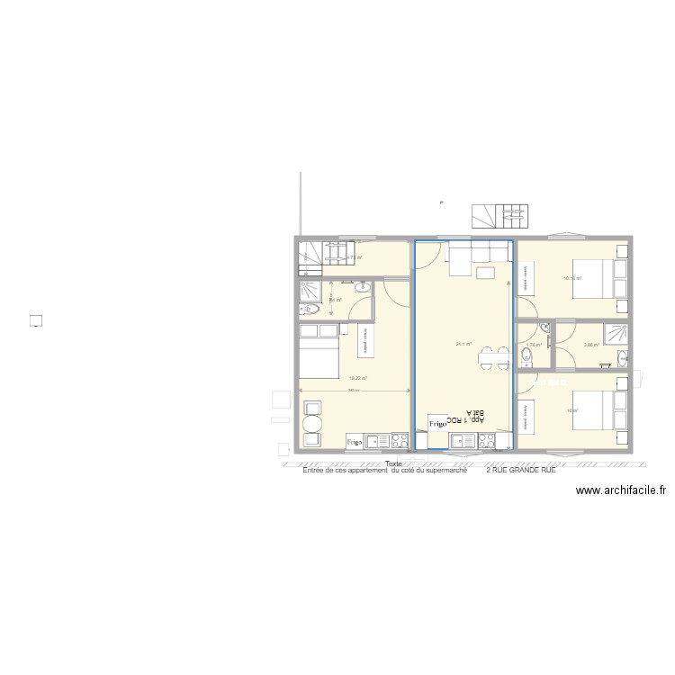 Batiment A coté  Super Model  2. Plan de 0 pièce et 0 m2