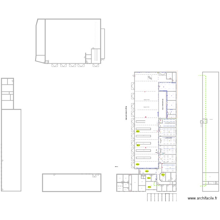 Garage Daff 12 2021. Plan de 75 pièces et 5962 m2